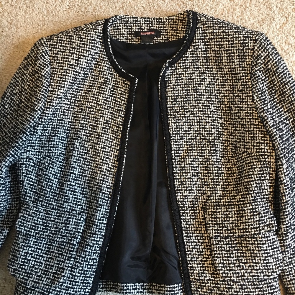 Express Tweed Blazer - Picture 5 of 6